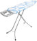 Brabantia - Ironing Board B - With Solid Steam Iron Rest - Triple-layer PerfectFlow Cover - Adjustable in Height - Non-Slip Rubber Feet - Foldable - Bubbles - 124x38 cm