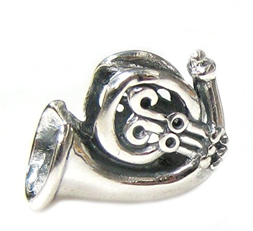 Queenberry Breloque en argent sterling avec corne française