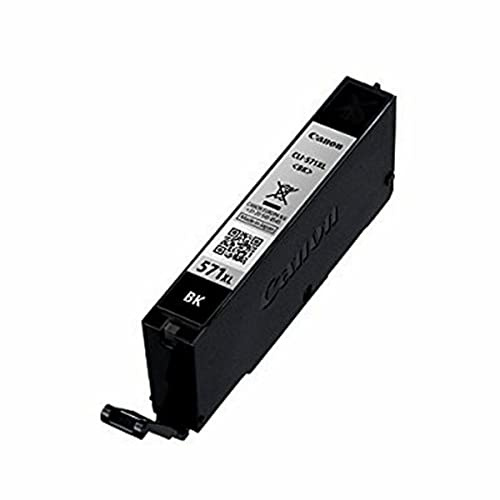 Canon Originaltinte CLI-571XL BK, Größe XL, Schwarz, Recyclebare Verpackung