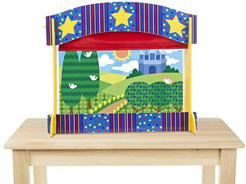 Melissa & Doug 12536 Tisch Puppentheater aus Holz