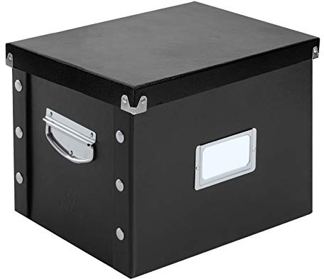 Snap-N-Store Letter-Size File Box, Black (SNS01533)