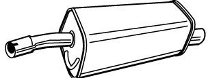 Walker 71401 Endschalldämpfer