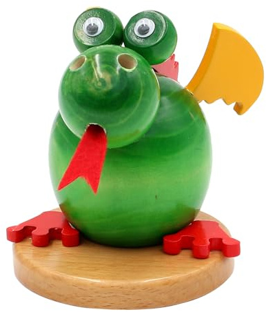 521948 Holz-Räucherfigur Drache, ca. 11 cm