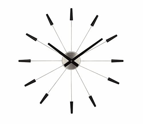 NeXtime 2610zw Plug Inn Horloge Plastic Noir