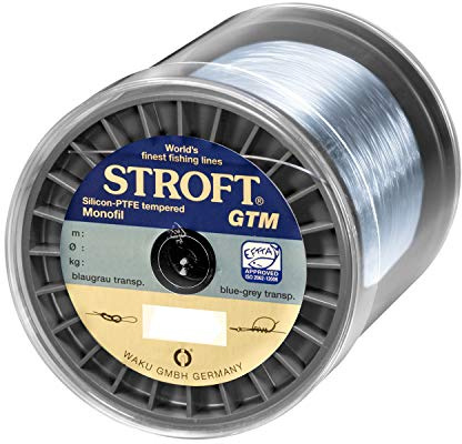 STROFT GTM 1000 m Monofile Angelschnur 0.08 mm bis 0.60 mm Blaugrau transparent