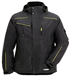 Planam 3394044 Outdoor Neon Jacke, Grau/Grün, Größe S