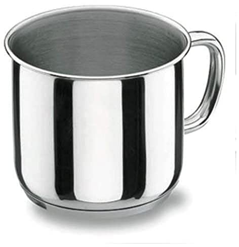 LACOR 40712 Milchtopf 12 cm Vitrocor | Aus lebensmittelechtem Edelstahl gefertigt; hohe Korrosionsbeständigkeit und Haltbarkeit im täglichen Gebrauch