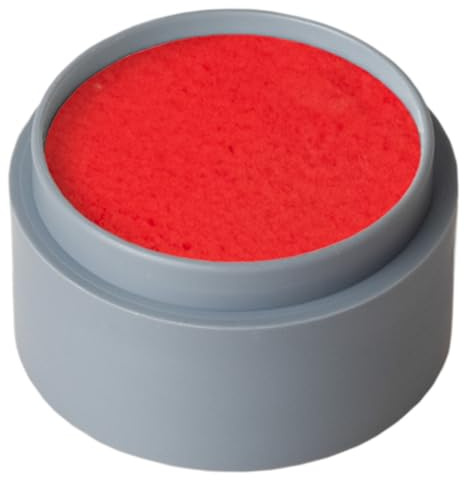 GRIMAS Water-Make-up Pure 15ml, 505 tiefrot, professionelle Wasserschminke für Gesicht und Körper, schnell trocknend, sehr hautfreundlich, matt deckend