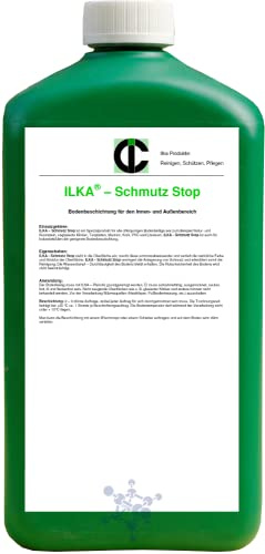 ILKA® - Schmutz Stop - schmutzabweisender Farbvertiefer | 1ltr | für offenporige Natur- und Kunststeine, Imprägnierung für geringe Schmutzablagerung | rutschhemmend, reinigungsfördernd