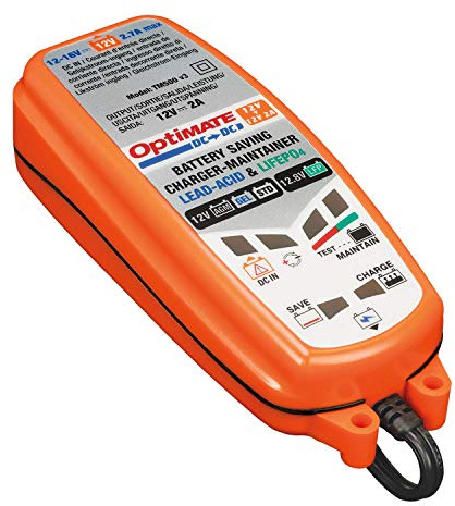 TecMate OptiMATE DC to DC Ladegerät TM500, 12V-Ladegerät für 12V-Batterien/Gleichstromversorgung