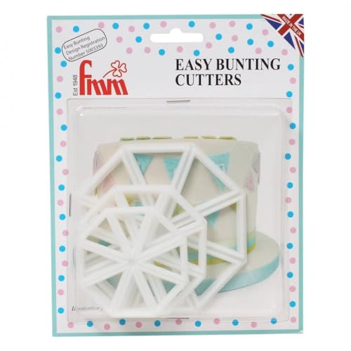 FMM Sugarcraft Fondant Icing Cutter Set 3/Pkg-Bunting