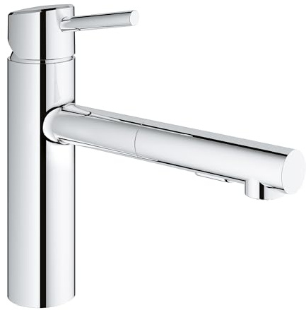 Grohe Concetto Single-Handle Pull-Out Kitchen Faucet with Dual Spray