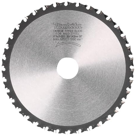 Makita B-03931 Lama Sega Circolare Cermet T.C.T. 185x30mm 36T Metallo