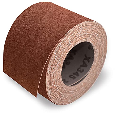 Performax Type Ready-to-Cut Ready-to-Wrap Drum Sander Sandpaper Rolls 3 inch by 35 feet Long for Jet 16-32 Drum Sander Paper, Aluminum Oxide Sandpaper - 220 Grit