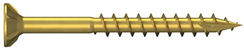 Reiser Spanplattenschrauben 4 x 40 mm, 200 Stück Prozidriv-Kreuzschlitz, verzinkt, 97780