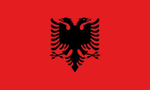 magFlags Bandiera XL+ Albania | bandiera paesaggio | 2.4 m² | 120x200cm