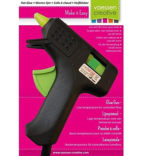 Vaessen Creative Hot Glue Gun Mini | Incl. 2 Glue Sticks Ø0.28