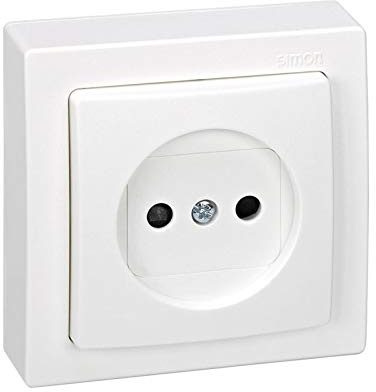 Simon 73431-50 toma de corriente Blanco