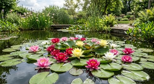 (Tropische Seerosen-Mix) 25 Samen (Für Teich und Aquarium)