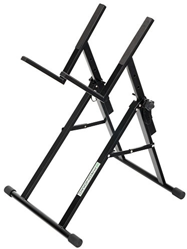 Pronomic AS-100 E-Gitarre Verstärker Ständer (Amp Stativ, Höhenverstellbar, in 7 Stufen, Belastbar bis 30kg, Schwarz)