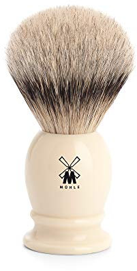 Brocha Afeitar Mühle Tejón Punta Plata Marfil S