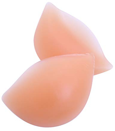 Jo Thornton Style 6 - for Many 28-36 Bras - 0.5-2 Cup Size Boost 195g Pair - Silicone Breast Enhancers Bra Inserts (Silicone Bra Inserts, Chicken Fillet Bra Inserts, Silicone Breast Pads)