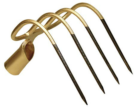 Dunghacke mit 4 Zinken - Hacke aus einem Stück geschmiedet