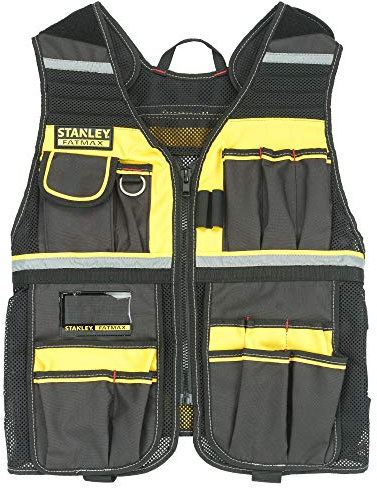 Stanley Multifunktions- und Weste (40 x 60 x 3 cm) fmst 1–71181, Gelb/Schwarz, XL
