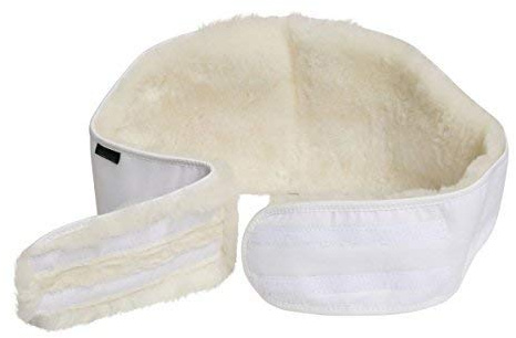 Lammfell - NIERENGURT Lammfellwärmer Nierenwärmer Rückenwärmer S-3XL Größe XXL, Farbe Weiß
