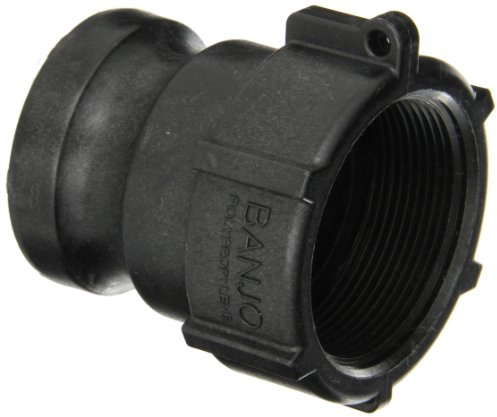 Cam & Groove Fitting, Type A, 2 in Male Adapter x 2 in FNPT, Cam Lever Coupling, Polypropylene - 1 Each