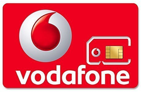 Vodafone UK 2G 3G 4G Multi Size SIM Card - Pay As You Go. Standard/Micro/Nano