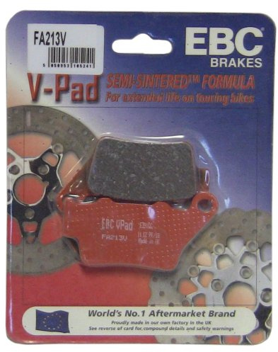 EBC Brakes FA213V Semi Sintered Disc Brake Pad, Black