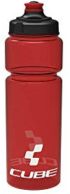 Cube - Wasserflasche (0,75 l)., rot, 0.75Ltr