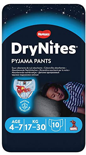 Huggies DryNites für Jungen 4-7 Jahre, 10 Windeln