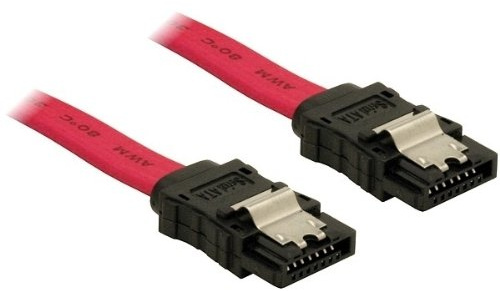 DeLOCK SATA Cable - 0.5m Cable de SATA 0,5 m Rojo - Cable SATA