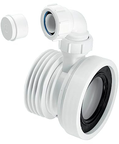 Mcalpine WC-CON1V Straight Rigid WC Connector with 1.25 Universal Vent Boss