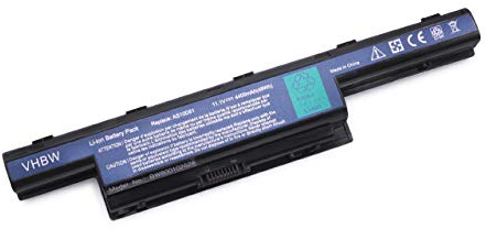 vhbw Akku kompatibel mit Acer Travelmate 5740 | 5740-332G16Mn, 5740G-334G32Mn, 5744G, 5744Z, 5760 Notebook (4400mAh, 11,1V, Li-Ion)