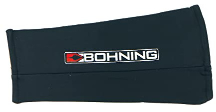 Bohning Armschutz Slip On Schwarz für Bogenschützen, Kind bis Erwachsener, Armguard, Schwarz, Nylon, Pull-On