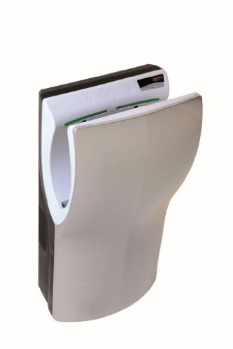 MEDICLINICS Dualflow automatischer Händetrockner 420 - 1100 W, Farbe:Silber