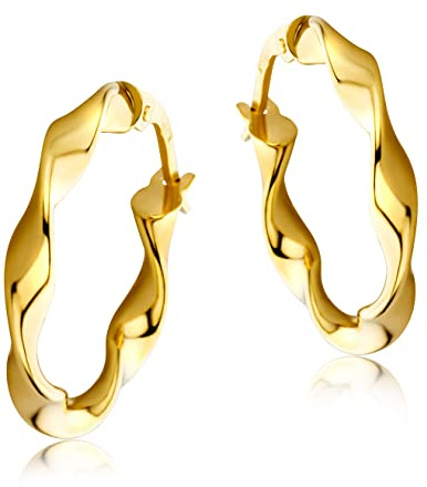 Miore Ohrringe Damen Gelbgold 9 Karat / 375 Gold Creolen
