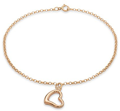 Carissima Gold Damen Herz Charm Rund Belcher Armband 9k(375)