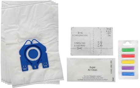 First4Spares Dust Bags & Air Fresheners for Miele GN S2111 Vacuum Cleaners Pack of 5