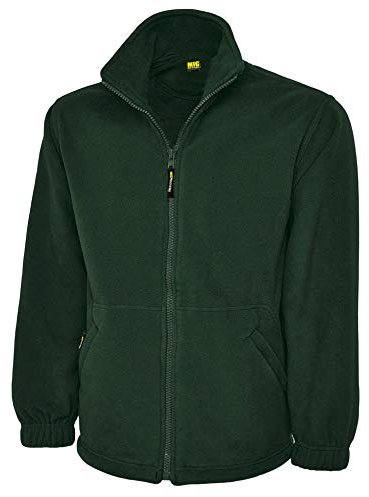 Ladies Full Zip Classic Fleece Jackets Sizes 8 to 30 by MIG - Suitable for Work & Leisure (14 / M - Medium, Bottle Green)