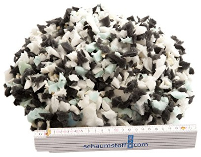 Unbekannt Schaumstoffflocken Flocken Füllmaterial aus Schaumstoff für Kissen und Polster, Kg:4 Kg