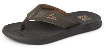 REEF Phantoms Flip-flops för män, herrskor, strandsandaler, vattentäta, mjuk och stödjande gjuten fotbädd, Brun, 15