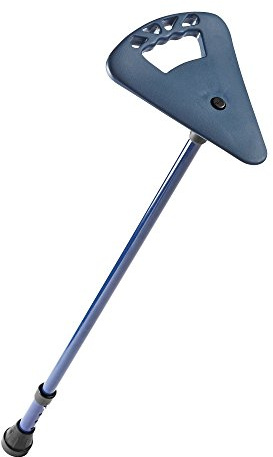 Blue Flipstick Straight Adjustable Seat Cane