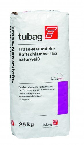 tubag Trass-Naturstein-Haftschlämme TNH-flex naturweiß 25 kg/ Sack