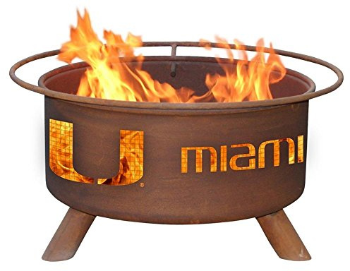 Patina Products F225, 30 Inch University of Miami Fire Pit
