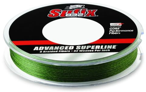 Suffix 832 Braid 20 lb Low-Vis Green 150 yards