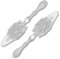2x Absinth Löffel Antique - Absinthe Spoon - Cuillère à Absinthe originale